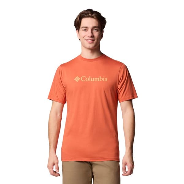 T-shirts Herr - Orange - Columbia CSC Basic Logo SS Tee Apelsin M