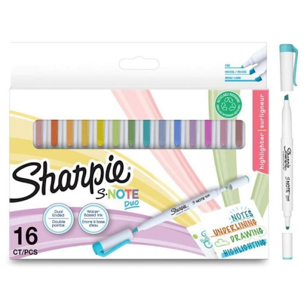 Sharpie S-Note Duo Double Marker Set 16 delar - 3026981821158