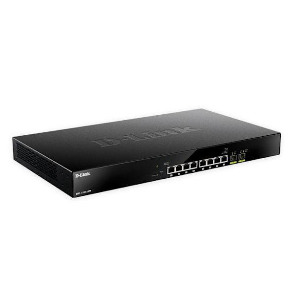 NÄTVERK, Switch, Fristående Switch, D-Link Smart 8 Port Baset Poe 2 10g SwitchD-Link DMS-1100-10TP. Sorts