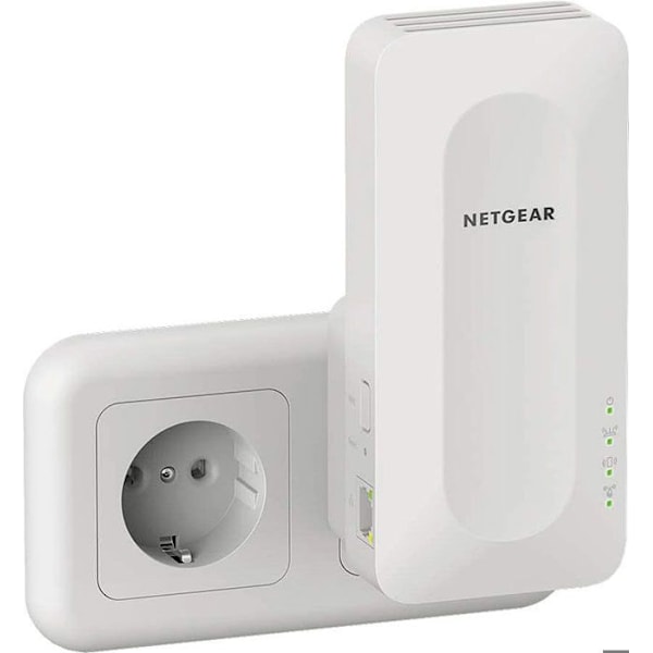 Mesh WiFi 6-repeater - NETGEAR - EAX15 - AX1800 - Täckning 100 m² - 20 anslutna enheter Vit