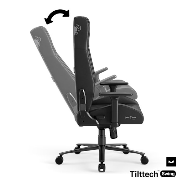 Gamingstol Diablo X-Custom Normalstorlek: svart