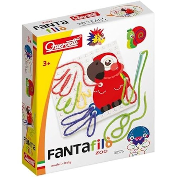 Utbildningsspel - QUERCETTI - Fantafilò - Mångfärgad - 8 färgade trådar - Från 4 år mångfärgad