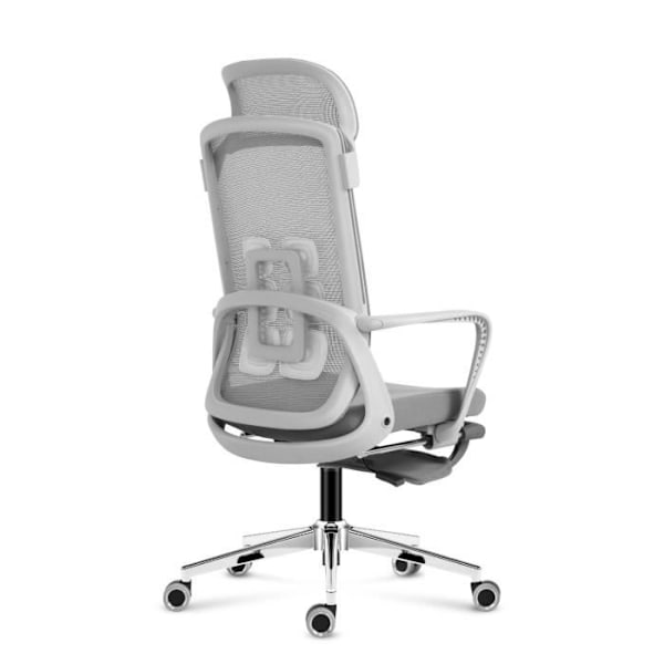 Kontorsstol - MARK ADLER - Chef 3.6 - Ergonomisk - HD Mesh Tyg - Svängbar Grå