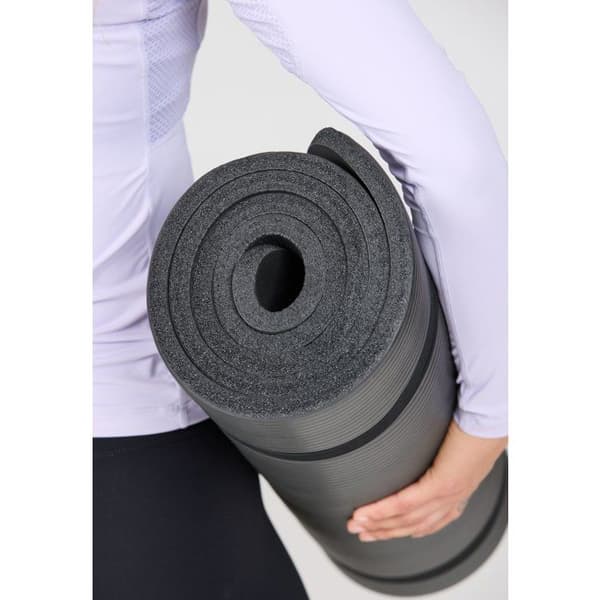 Yoga Matta - UTHÅLLIGHET - 4 mm - Svart