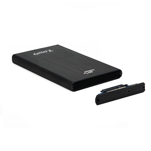 TooQ AAACET0181 TQE-2522B HD 2,5'' Externt hölje SATA III-USB 3.0 FAT32 / NTFS / eXT2 / HFS Svart