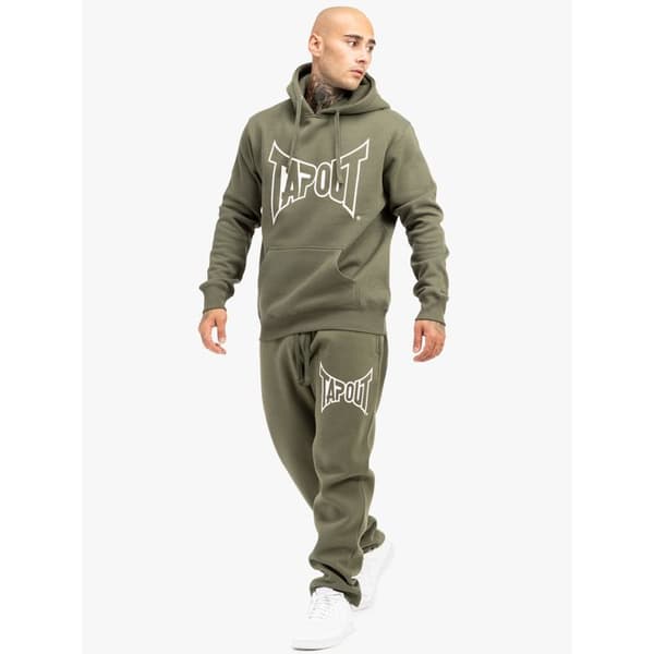 Tapout Basic klassisk hoodie oliv/ecru XL