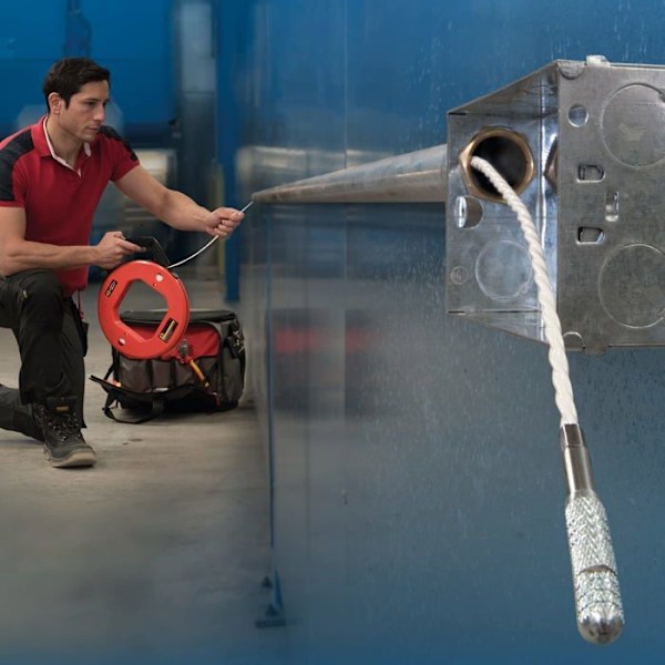 C.k - T5530 - Dragning nål - SPIRA-FLEX - 30m - Snabb installation - Stark flexibilitet i PET - Praktisk -