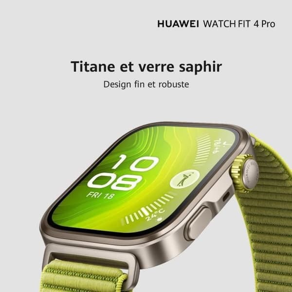 HUAWEI Watch Fit 4 PRO Svart smartklocka