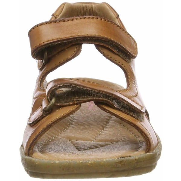 Sandal - barfota Naturino SKY-lädersandaler kastanj 28