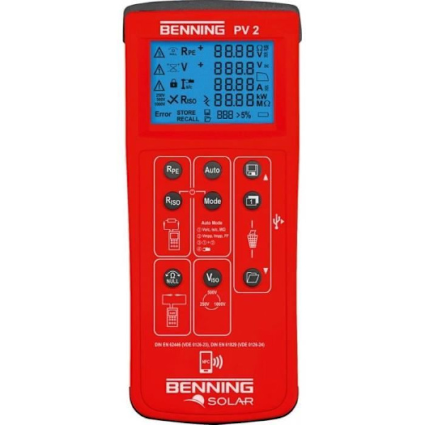 Benning PV 2 installationstestare - 4014651504226