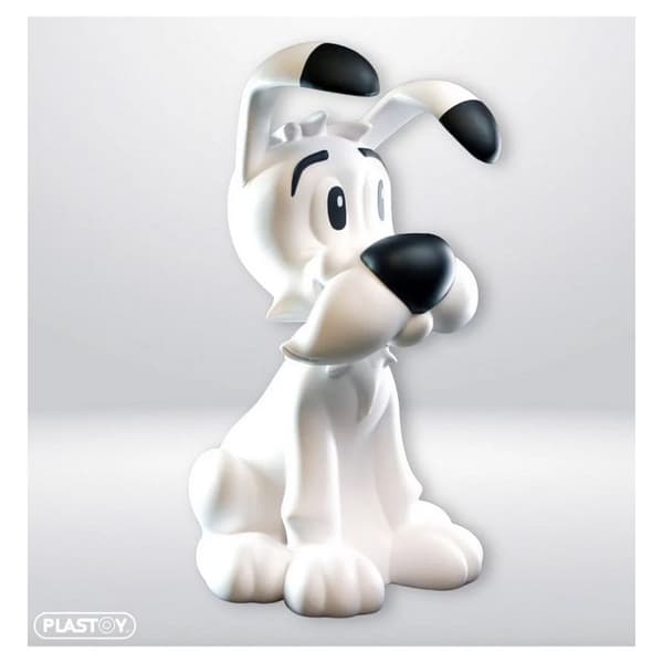 Samlarfigur - PLASTOY - 40098 - Idéfix XL - Grå vinyl - Höjd 30 cm