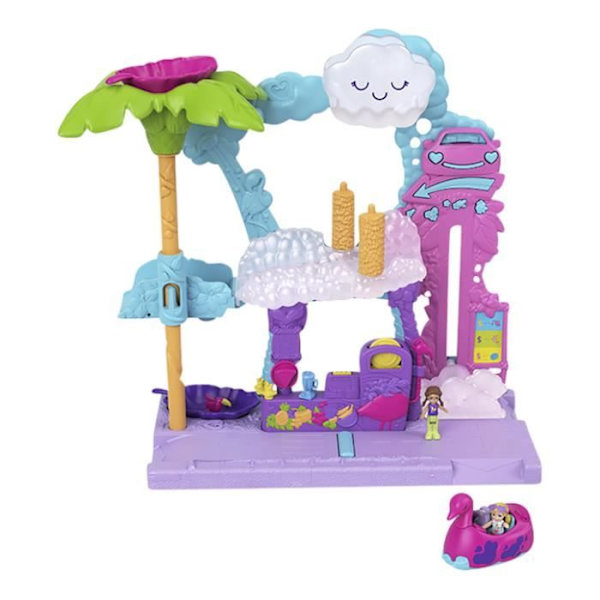 Polly Pocket Pollyville - Flamingo tvättstation