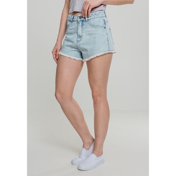 Kort Femme - Urban Classics - Denim Hot - Åtsittande - Blå - Bekväm blå 27