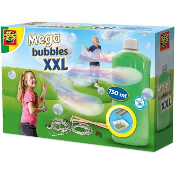 Stort bubbelkit - SES CREATIVE - Mega bubblor XXL - Stora bubblor