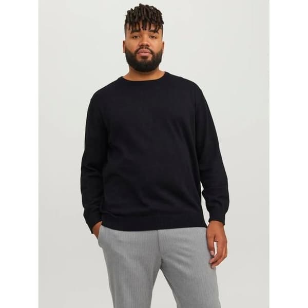 Pull Jack & Jones Basic PLS - svart svart XXXXXXXXL