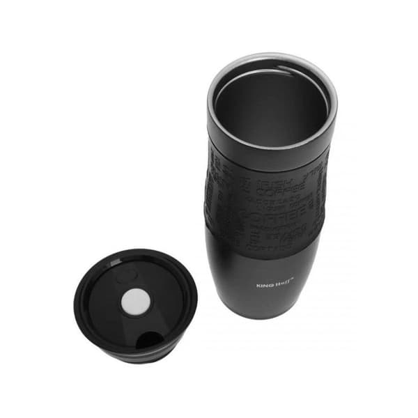 Mugg - kopp - mazagran Kinghoff - KH-1615 - TERMISK MUG 500ML Svart