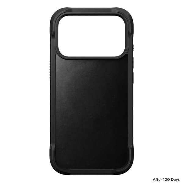 Coque - NOMAD - iPhone 17 Pro - Horween-läder - Robust skydd - Elegant och tidlös Svart