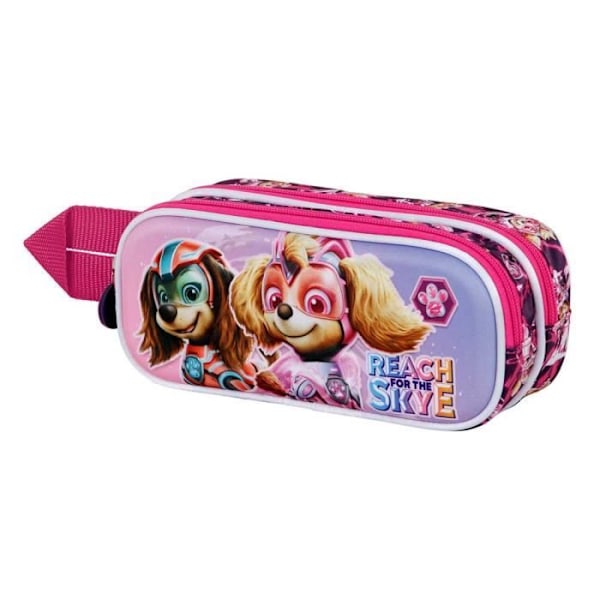 Trousse Dubbel 3D - Paw Patrol Mighty - Rosa - One Size Rosa