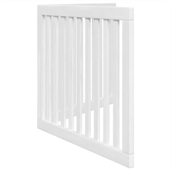 vidaXL Fällbar hundgrind 2 paneler 160 cm poppelträ, grind för husdjur, grind 352248