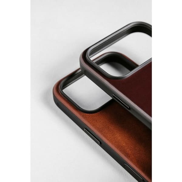 Läderfodral - NOMAD - Modern - iPhone 17 Pro Max - Bordeaux Horween - MagSafe skydd Bordeaux