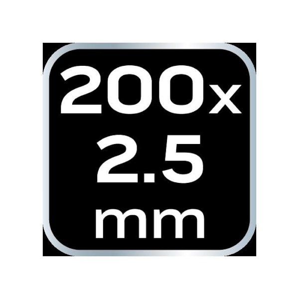 Kabelbindare - NEO TOOLS - 2,5 x 200 mm - Nylon - Vit - Paket om 20 Vit