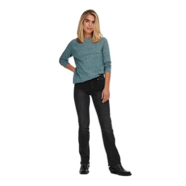 Pullover dam ONLY LICENCE Onlrica Life Sea Moss – Blå – M sjömossa XL