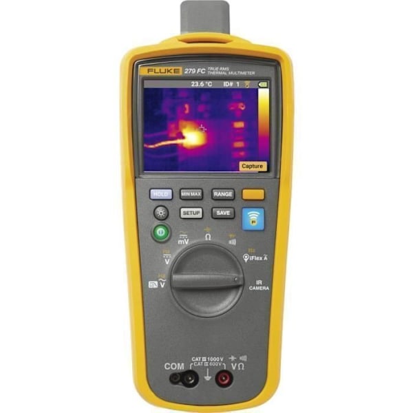 Kit Multimeter TRMS Termal Fluke 279FC-IFLEX med integrerad termisk kamera