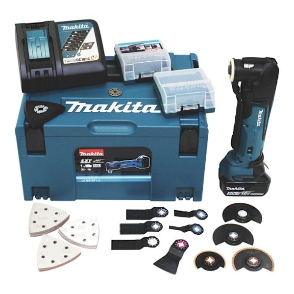 Makita Multi-tool DTM51RT1J3 med 2338 batteri