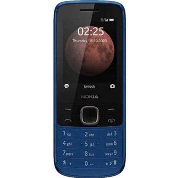 NOKIA 225 4G Dual SIM Blue mobiltelefon - 2,4" TFT-skärm - 1000 mAh batteri