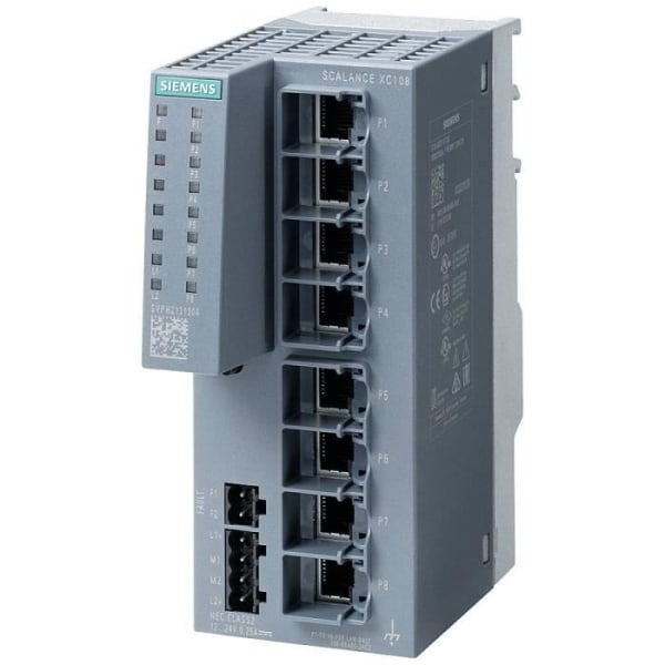 Siemens 6GK5108-0BA00-2AC2 10/100 MBit/s industriell Ethernet-switch