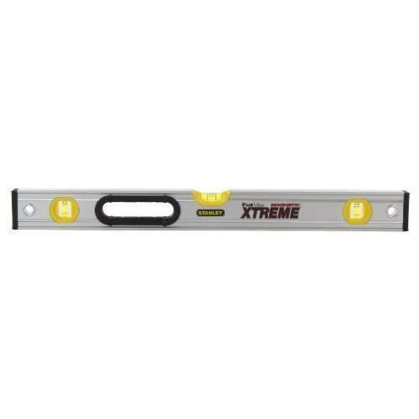 Magnetisk rörnivå - STANLEY - FATMAX® PRO - 40cm - Aluminium - 3 vändbara vätskenivåer