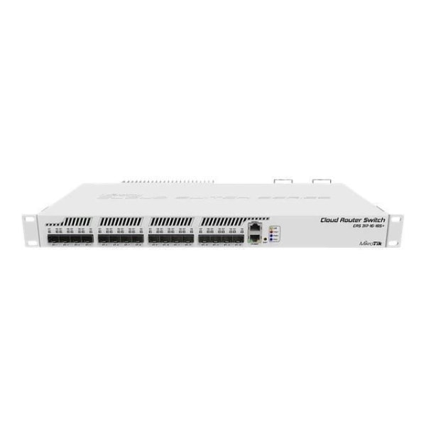 MikroTik Cloud Router Switch CRS317-1G-16S+RM Managed C3 Switch 16 x SFP+ + 1 x 10-100-1000 Rackmonterbar AC 100 240 V
