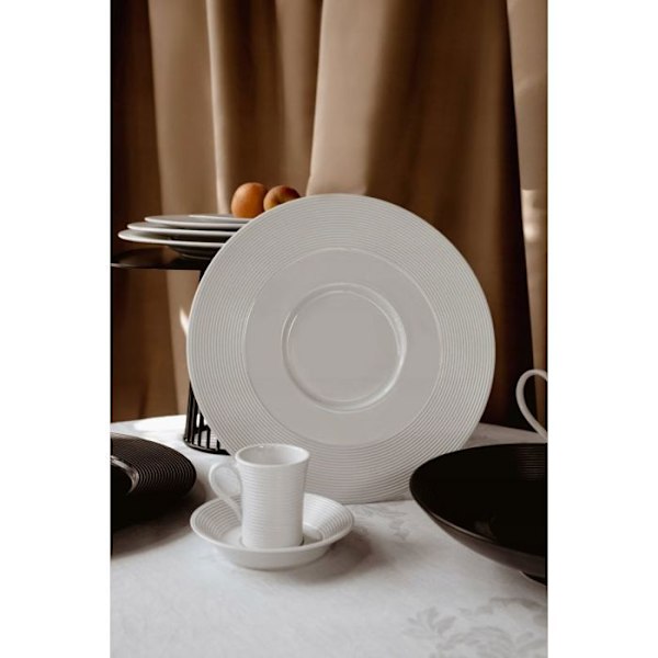Assiette Lsa Assiette plate NEOFUSION 27 cm, vit färg