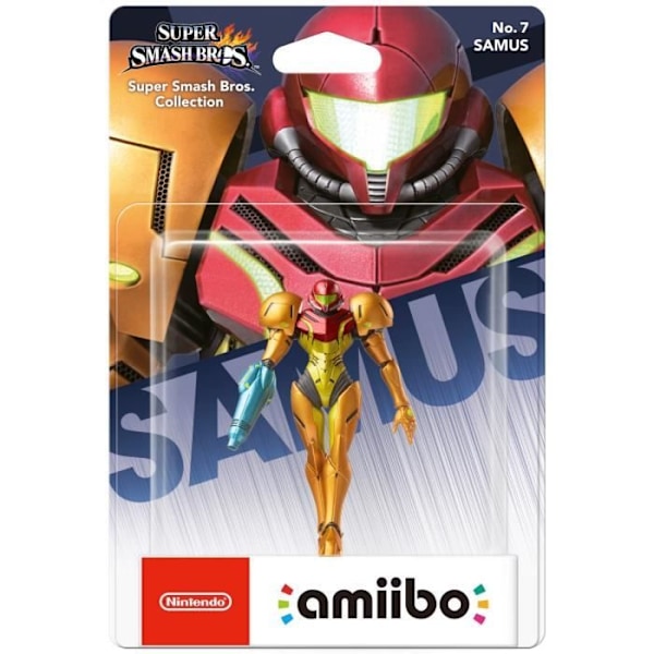 Amiibo Figur - Samus N°07 • Super Smash Bros. Collection