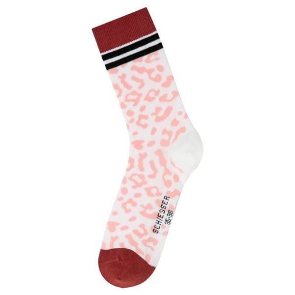 SCHIESSER Sockor Flicka - ,Förpackning om 5,5 Pack Barnsockor Röd/Rosa/Vit 31/34