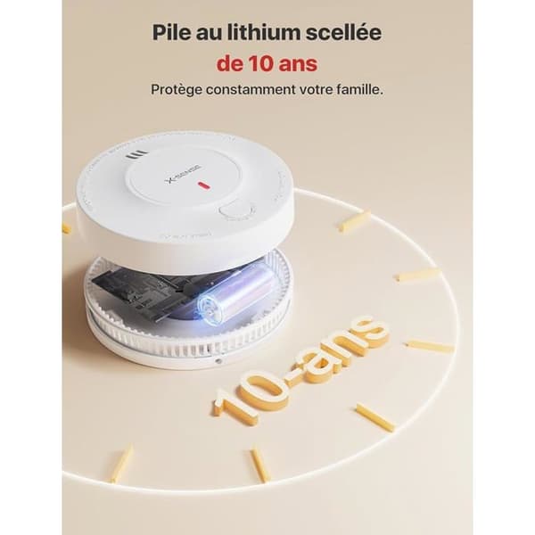 Röksensor - X-SENSE - SD11 - 10 Års Batteritid - Fotoelektrisk - 85 dB