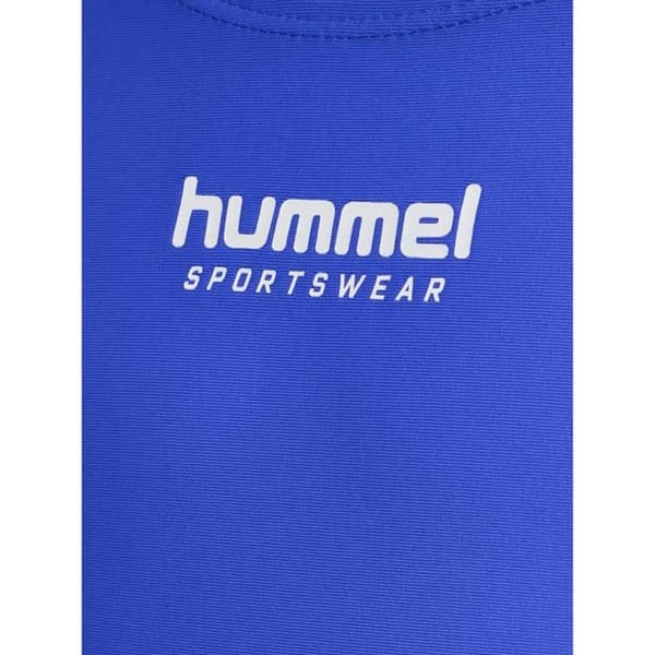 Baddräkt 1-delad flicka Hummel Solid - bländande blå bländande blå 12 år