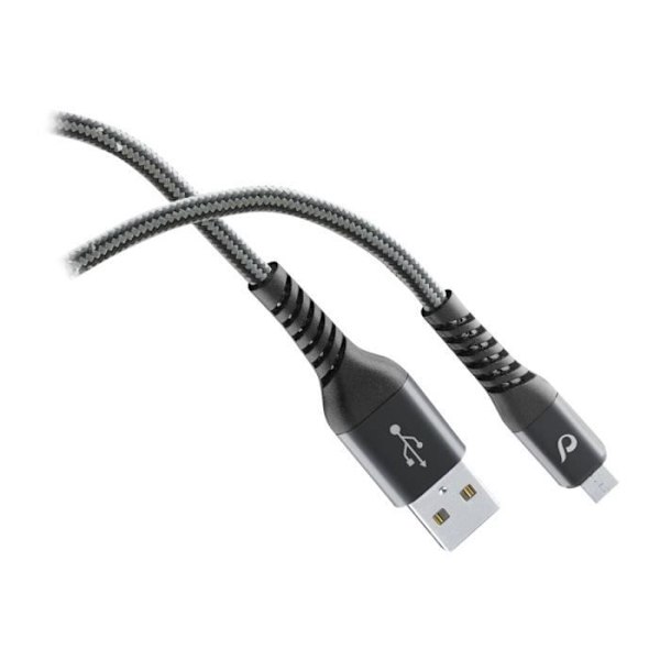 Cellular Line Extreme Câble USB Micro-USB typ B (M) till USB (M) 1,2 m svart-grå