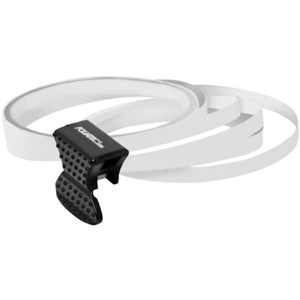 Klistreband för fälgkant - Foliatec - Vit - 1 mm x 6 mm - 8,6 m - Komplett kit