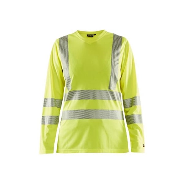 T-shirt med långa ärmar - Blaklader - Dam - Antiodör - Ant UV - Hög synlighet Fluorescerande gul jag