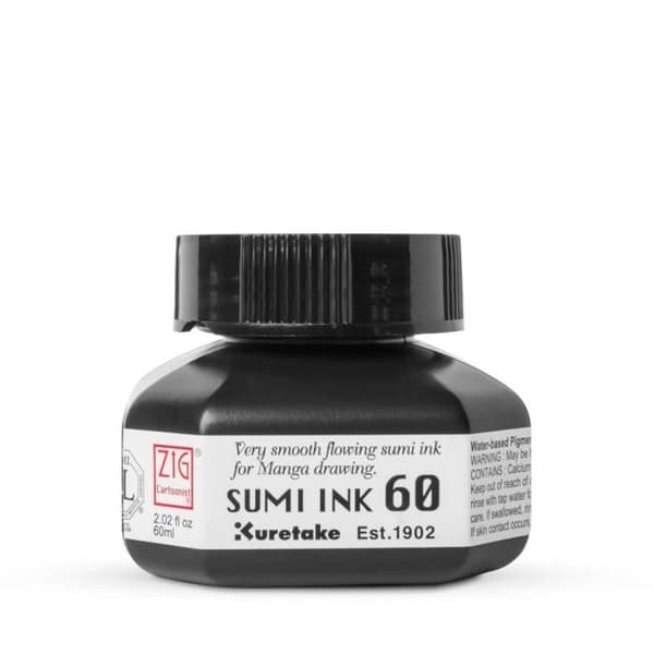 Kuretake : Sumi-bläck : 60ml