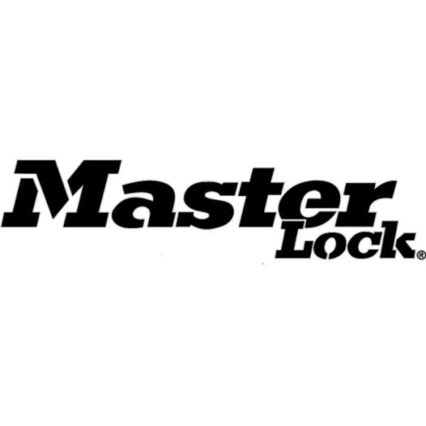 Svart kombinationshänglås i aluminium - MASTER LOCK - 7640EURDBLKLH - Diameter 6 mm - Utility Svart