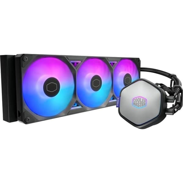 COOLER MASTER - MasterLiquid 360 Atmos II LCD ARGB - Vattencooling AIO - Fläktar 120mm