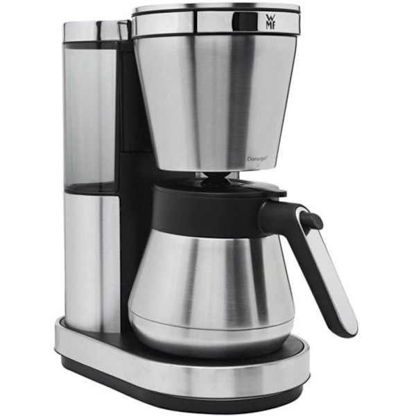 WMF Lumero filterkaffemaskin - 8 koppar - Malet kaffe - Svart, Silver