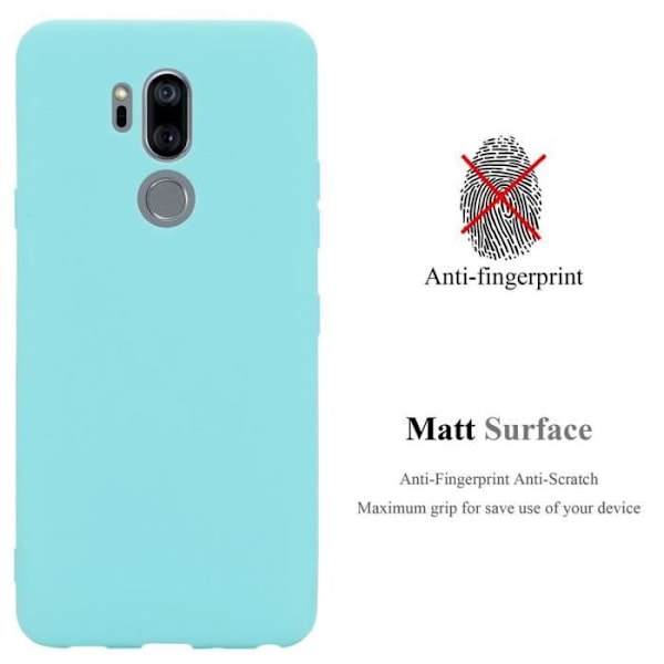 Coque - CADORABO - LG G7 ThinQ - Skydd i mjukt TPU - Stötsäker - Tunn design Blå