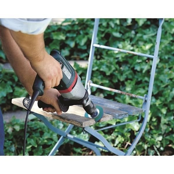 Nylon cirkulär borste - WOLFCRAFT - Ø 100 mm - Blå färg