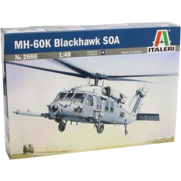 Aviation att bygga Italeri - I2666 - Modell - Aviation - MH-60K Blackhawk Soa - Skala 1:48