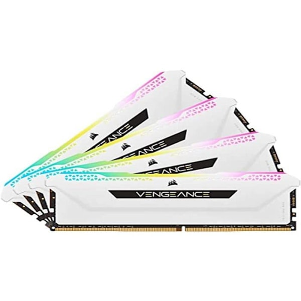 Corsair Vengeance RGB PRO SL Series 64 GB (4 x 16 GB) 3200 MHz CL16 Quad Channel DDR4 RAM Kit - Vit