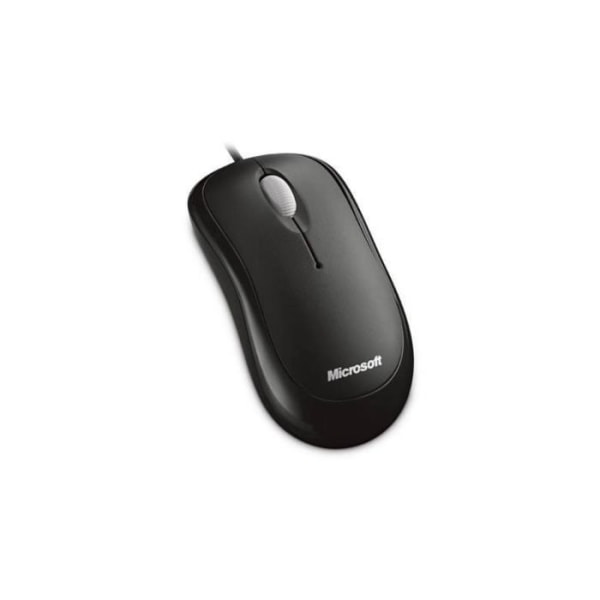 MICROSOFT Basic Optimal Mouse - Optisk mus - 3 knappar - Kabelansluten USB - Svart