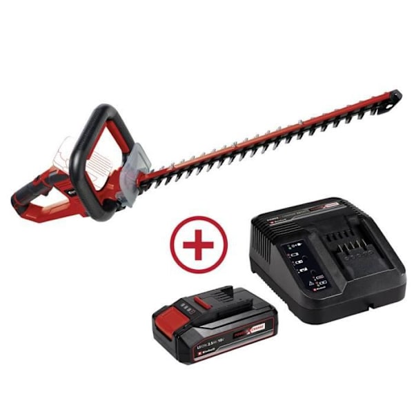 Häcksax Einhell GE-CH 18/60 Li + 2,5 Ah Starter-Kit sladdlös med batteri, med 18 V Li-Ion laddare 670 mm